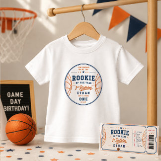 Camiseta De Bebé Entrante del Año Entrada de Baloncesto Cumpleaños