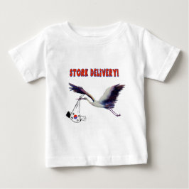 Camiseta De Bebé ¡Entrega de cigüeñas! Adopción de Corea