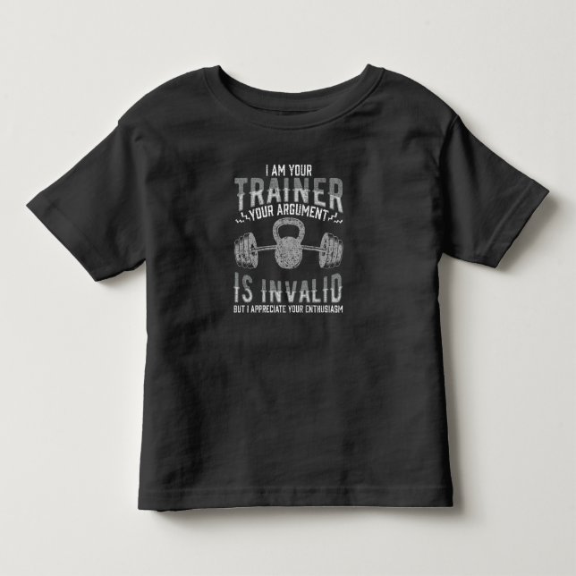 Camiseta De Bebé Entrenadores personales de divertidos entrenadores (Anverso)