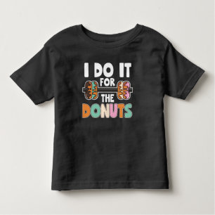 Camiseta De Bebé Entrenamiento de gimnasio de Donut con pesas Dumbb