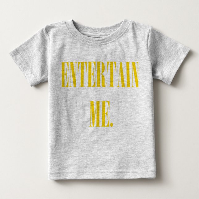 CAMISETA DE BEBÉ ENTRETÉNGAME (Anverso)