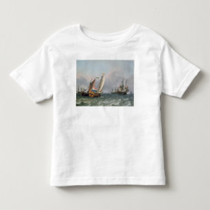 Camiseta De Bebé Envío holandés en un mar picado