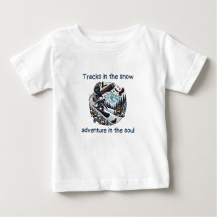 Camiseta De Bebé Epic Snowy Mountain Adventures with Willife