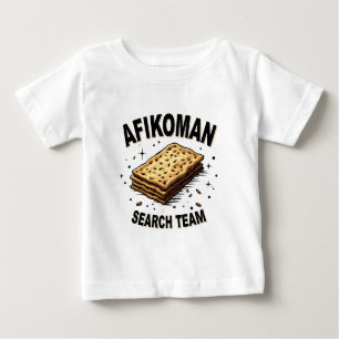 Camiseta De Bebé Equipo de búsqueda Afikoman Hanukkah Jewish Food A