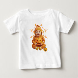 Camiseta De Bebé Equipo de calabaza para bebé adorable para Hallowe