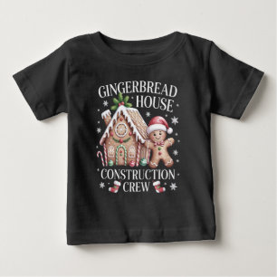 Camiseta De Bebé Equipo de Construcción de Casa de Jengibre - Navid