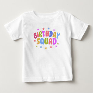 Camiseta De Bebé Equipo de Cumpleaños