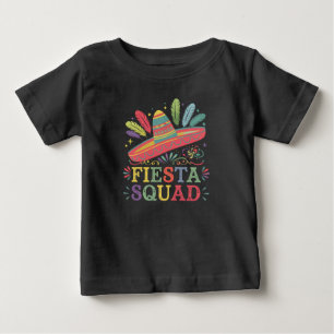 Camiseta De Bebé Equipo de Fiesta Cinco de Mayo Familiar