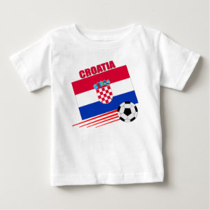 Camiseta De Bebé Equipo de fútbol de Croacia