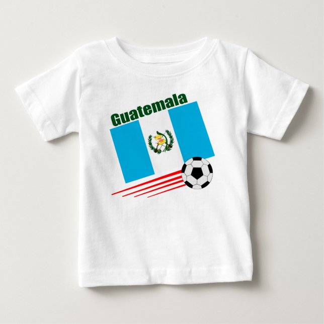 Camiseta De Bebé Equipo de fútbol de Guatemala (Anverso)