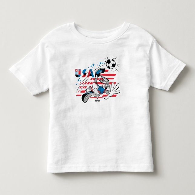 Camiseta De Bebé Equipo de fútbol de USA con BUGS BUNNY™ (Anverso)