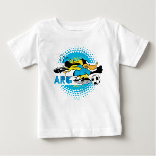 Camiseta De Bebé Equipo de fútbol gráfico de Argentina de DAFFY DUC