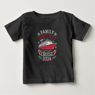 Camiseta De Bebé Equipo de juego de crucero de Navidades familiares