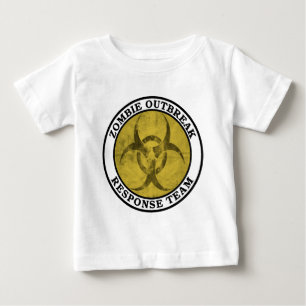 Camiseta De Bebé Equipo de la respuesta del brote del zombi