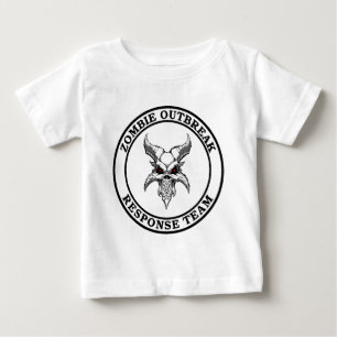 Camiseta De Bebé Equipo de la respuesta del brote del zombi