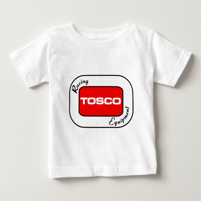Camiseta De Bebé Equipo de las Carreras de TOSCO (Anverso)