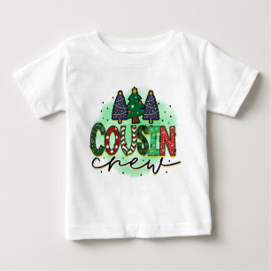 Camiseta De Bebé Equipo de Navidades de primos