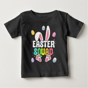 Camiseta De Bebé Equipo Familiar de Pascua a Juego