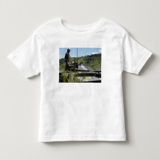 Camiseta De Bebé Equipo Filipino de Aterrizaje de Batallones Marino (Anverso)