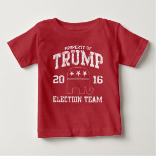 Camiseta De Bebé Equipo lindo de la elección del republicano del