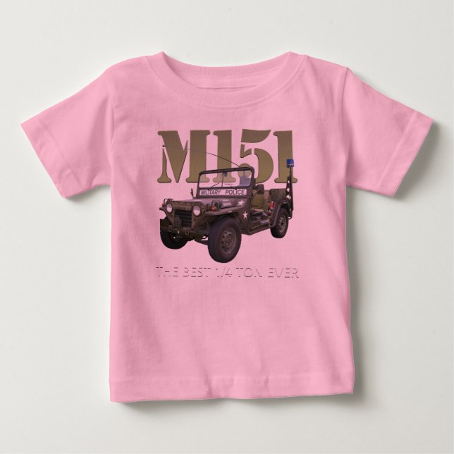Camiseta De Bebé Equipo M151 del infante (Anverso)