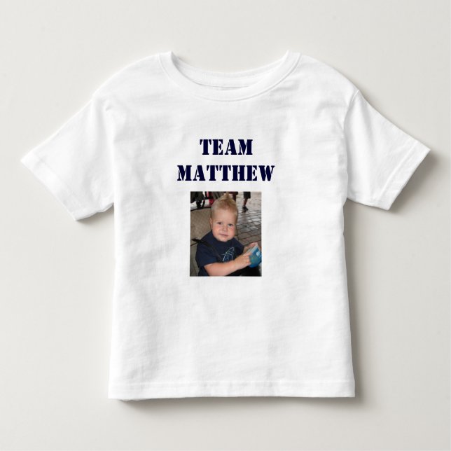 Camiseta De Bebé Equipo Matthew - niño (Anverso)