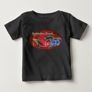 Camiseta De Bebé Equipo para bebés de Huntington Beach California