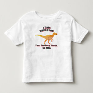 Camiseta De Bebé Equipo Theropod - Rápido. Feathery. Fuerte