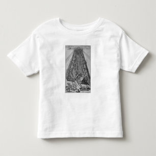 Camiseta De Bebé Erección del obelisco egipcio antiguo