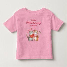 Camiseta De Bebé Eres absolutamente impresionante gato rojo y rosa