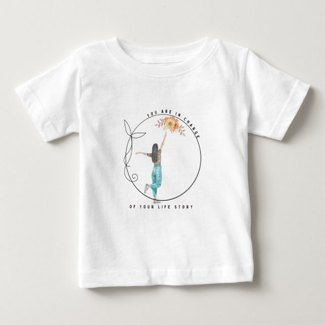 Camiseta De Bebé Eres el encargado de tu vida (Anverso)