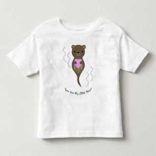 Camiseta De Bebé Eres Mi Medio Otter