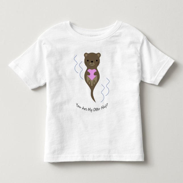 Camiseta De Bebé Eres Mi Medio Otter (Anverso)