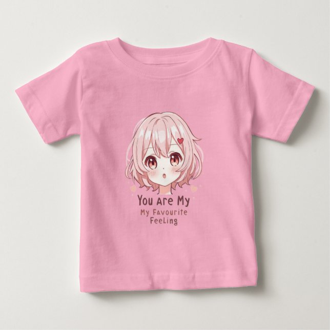 Camiseta De Bebé Eres Mi Sentimiento Favorito (Anverso)