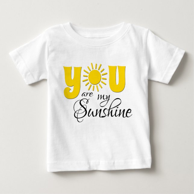 Camiseta De Bebé Eres mi sol (Anverso)