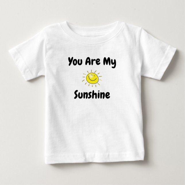 Camiseta De Bebé Eres Mi Sol. (Anverso)