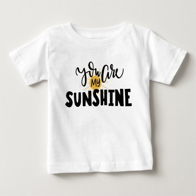 Camiseta De Bebé Eres mi sol (Anverso)