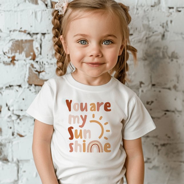 Camiseta De Bebé Eres Mi Sol. | Boho Rainbow (Subido por el creador)