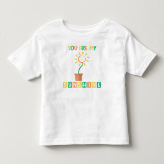 Camiseta De Bebé Eres Mi Sunshine: El alegre diseño de girasoles