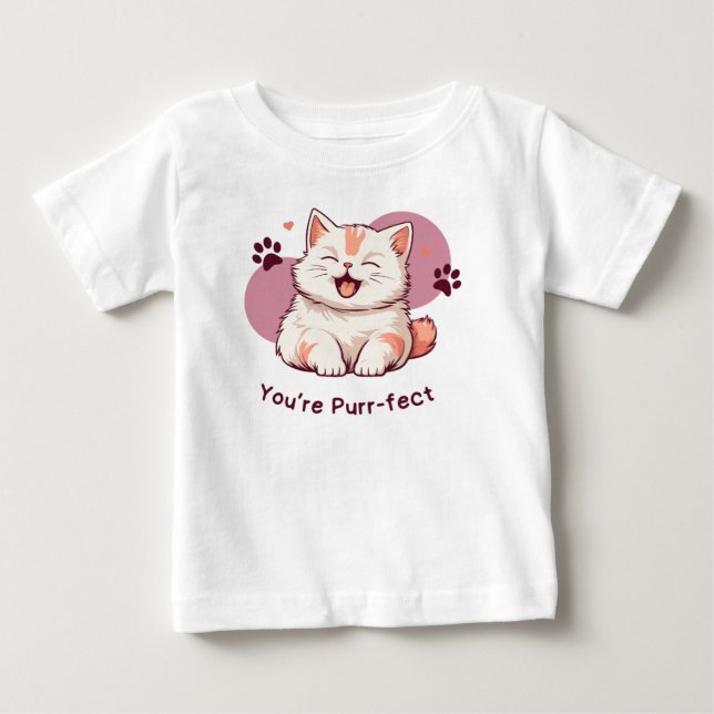 Camiseta De Bebé Eres perfecta  (Anverso)