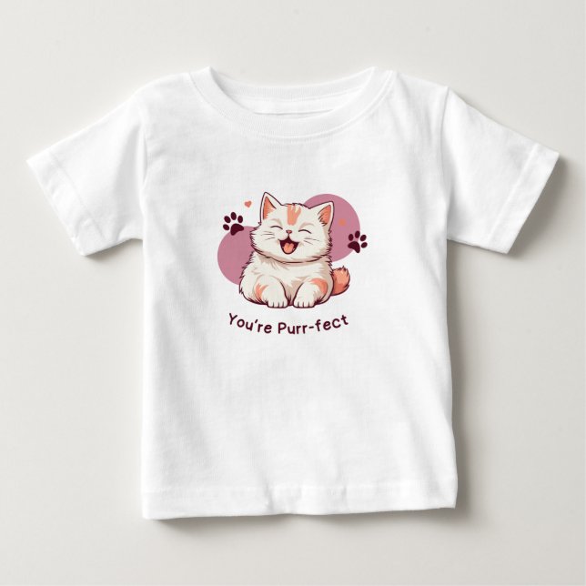 Camiseta De Bebé Eres un bebé perfecto (Anverso)