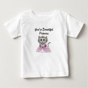 Camiseta De Bebé Eres una princesa hermosa