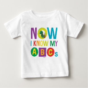Camiseta De Bebé Eric Carle ahora conozco mis ABC