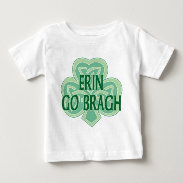 Camiseta De Bebé Erin Go Bragh Baby Shirt (Anverso)