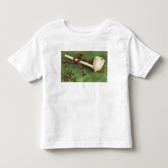 Camiseta De Bebé Erin va Bragh, tubo de marfil (Anverso)