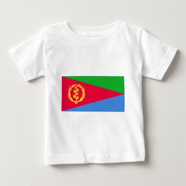 Camiseta De Bebé eritrea (Anverso)