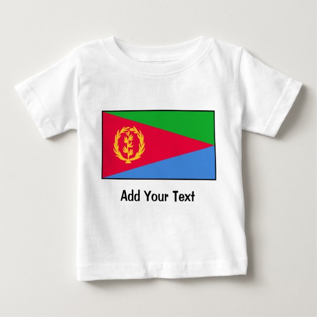 Camiseta De Bebé Eritrea - bandera del Eritrean (Anverso)