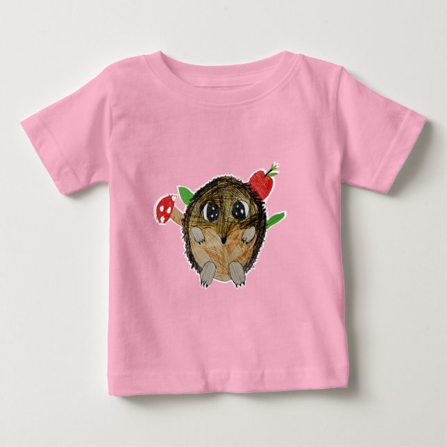 Camiseta De Bebé Erizo Lindo (Anverso)