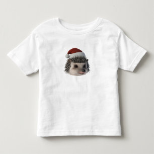 Camiseta De Bebé Erizo o zarigüeya de Navidad con traje de Papá Noe