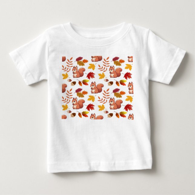 Camiseta De Bebé erizos lindos (Anverso)